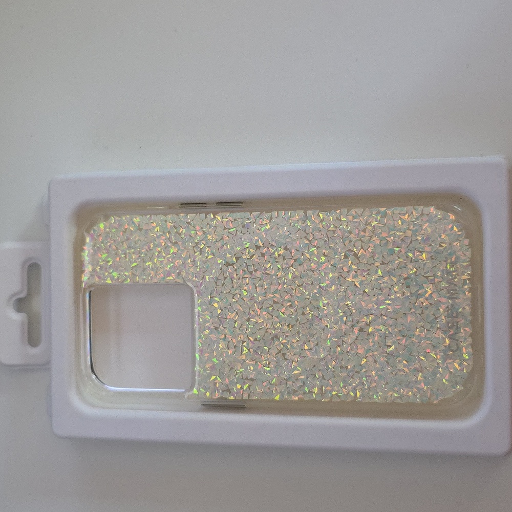 Case Mate Gold And Clear Confetti Phone Case iPhone 14 Pro 10' Drop Protection